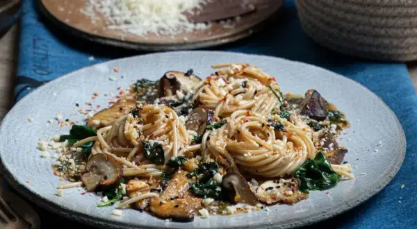 Pâtes aux champignons italiennes : la recette authentique et crémeuse