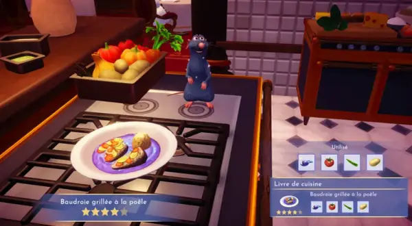 Baudroie grillée Dreamlight Valley : Recette et profits max !